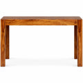 Table de salle à manger en bois massif style campagne 120 x 60 cm