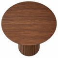 Table ronde en bois pour salle à manger 4-6 personnes