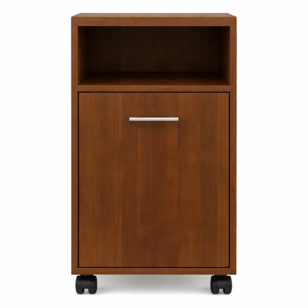 Caisson de rangement mobile en bois de chêne 33x38x60 cm