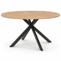 Table à Manger Ronde Extensible pour 4-8 Personnes